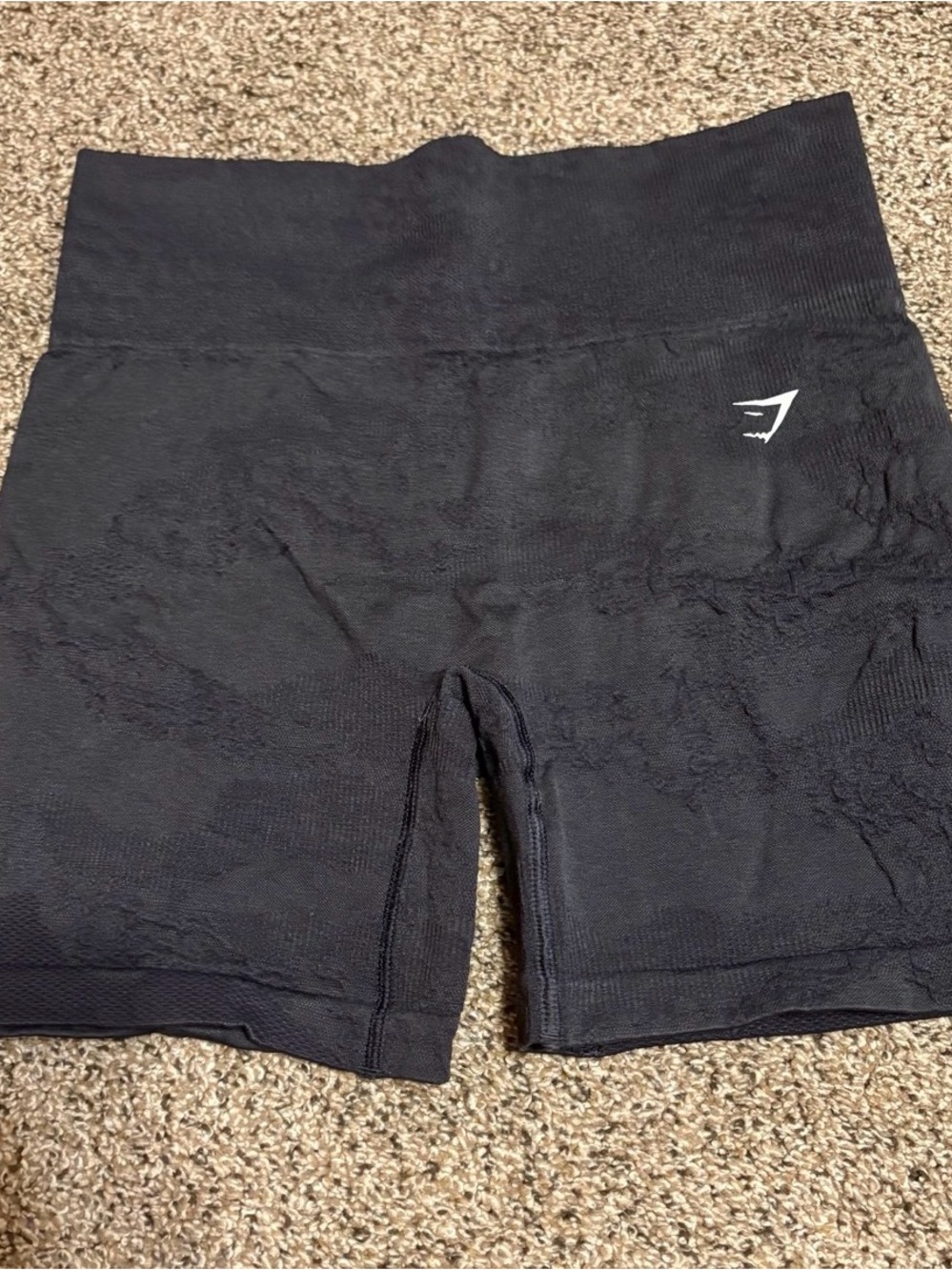 Gymshark Black High-Waist Seamless Bike Shorts